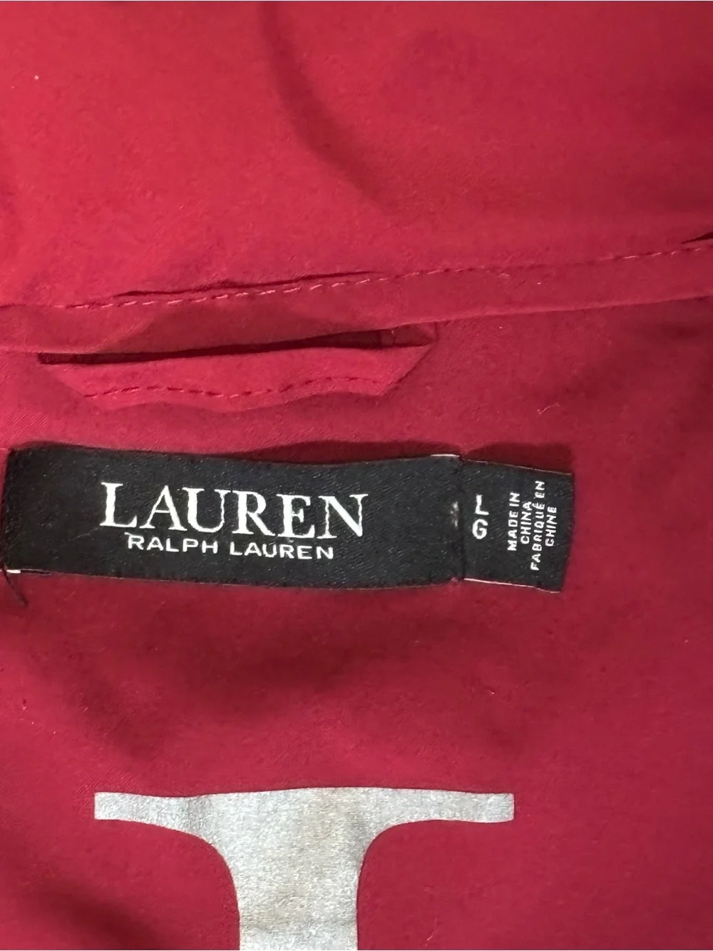 Ralph Lauren Women's Hooded Quilted Puffer Coat - Burgundy womens large style